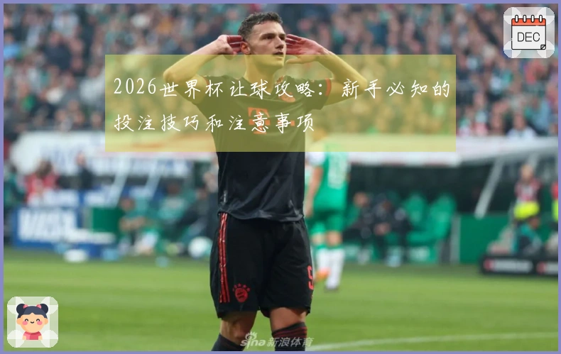 2026世界杯让球攻略：新手必知的投注技巧和注意事项